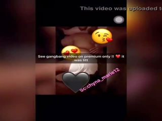 Секс вчотирьох gangbanging snapchat thot snippet