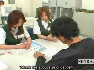 Subtitled bystiga japanska posta kontors kuk inspection