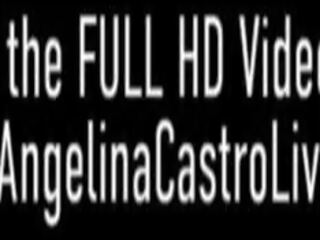 First-rate Massage And Pussy Fucking&excl; Cuban seductress Angelina Castro Gets Dicked&excl;