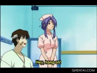 Hentai Sweetie In Glasses Gives Blowjob To Her doctor In