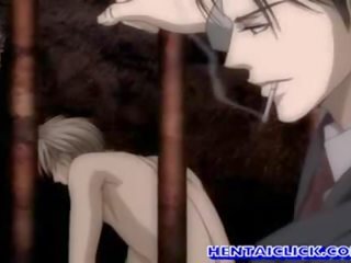 Tied up anime twink gets fantastic fucked