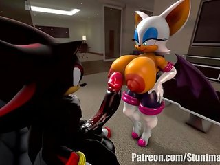 Rouge dan shadow (commission: jimmythereptile)