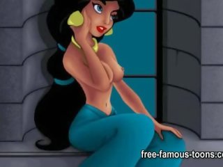 Aladdin 과 재스민 속 섹스 비디오 패러디